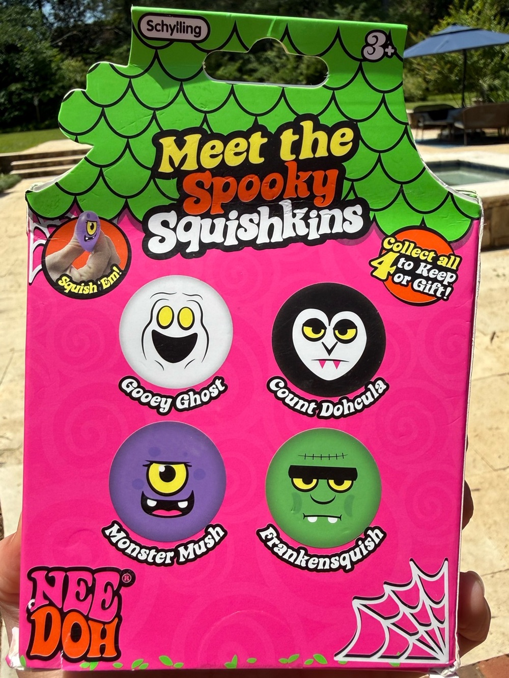 Schylling NeeDoh Spooky Squishkins Halloween Stretch Toys - Halloween 2023 - Picture 2 of 4